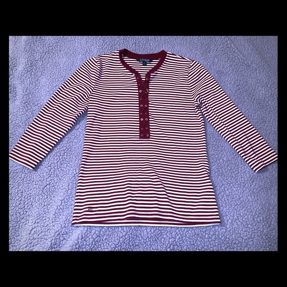 LAUREN Ralph Lauren striped top